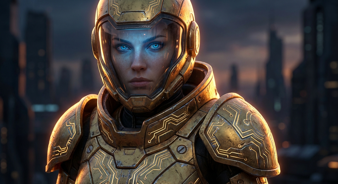 未来女战士肖像